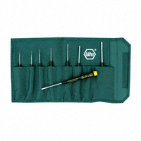 Wiha - 27290 - SCREWDRIVER SET SLOT W/POUCH 8PC