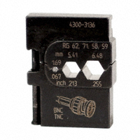 Wiha - 43136 - DIE SET FOR COAXIAL CABLE CONN