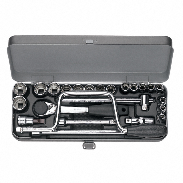 Wiha - 60292 - SOCKT SET W/HNDL 12PNT 3/8" 24PC