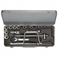 Wiha - 60396 - SOCKT SET W/HNDL 12PNT 1/2" 24PC