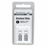 Wiha - 71053 - BIT SLOT 1.2MMX6.5MM 0.98" 2/PK