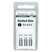 Wiha - 71055 - BIT SET SLOTTED 3PC