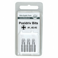 Wiha - 71254 - BIT SET POZIDRIV 3PC