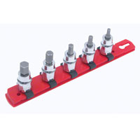 Wiha - 71394 - SOCKET SET HEX 3/8" 5PC