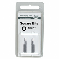 Wiha - 71852 - BIT SQUARE SZ2 0.98" 2/PK