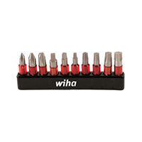 Wiha - 76881 - BIT SET PHILLIPS SQ TORX 10PC