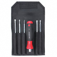 Wiha - 10093 - BLADE SET PHIL/SLOT W/POUCH 6PC