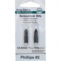 Wiha - 71152 - BIT PHILLIPS SZ2 0.98" 2/PK