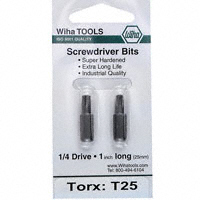 Wiha - 71558 - BIT TORX T25 0.98" 2/PK