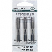 Wiha - 71571 - BIT SET TORX 6PC