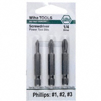 Wiha - 74150 - BIT SET PHILLIPS 3PC