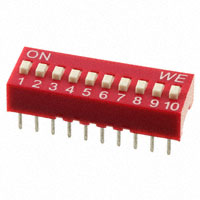 Wurth Electronics Inc. - 418117270910 - SWITCH SLIDE DIP SPST 25MA 24V
