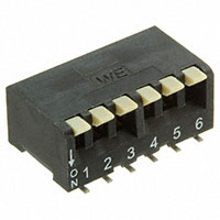 Wurth Electronics Inc. - 418311170806 - SWITCH PIANO DIP SPST 25MA 24V