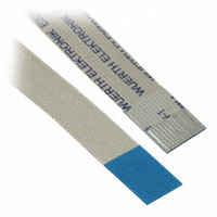 Wurth Electronics Inc. - 687612050002 - CABLE FFC 12POS 0.50MM 1.97"