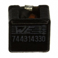 Wurth Electronics Inc. - 744314330 - FIXED IND 3.3UH 9A 9 MOHM SMD