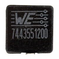Wurth Electronics Inc. - 7443551200 - FIXED IND 2UH 23A 2.6 MOHM SMD