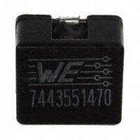 Wurth Electronics Inc. - 7443551470 - FIXED IND 4.7UH 13A 7 MOHM SMD