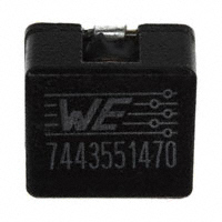 Wurth Electronics Inc. - 7443551470 - FIXED IND 4.7UH 13A 7 MOHM SMD