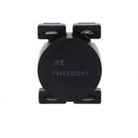 Wurth Electronics Inc. - 7446630047 - CMC 47MH 400MA 2LN SMD