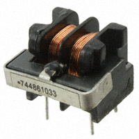 Wurth Electronics Inc. - 744861033 - CMC 3.3MH 800MA 2LN TH