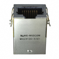 Wurth Electronics Inc. - 7498011002 - CONN MAGJACK 1PORT 100 BASE-T