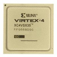Xilinx Inc. - XC4VSX35-10FFG668C - IC FPGA 448 I/O 668FCBGA