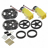 Adafruit Industries LLC - 3244 - MINI 3-LAYER ROUND ROBOT CHASSIS