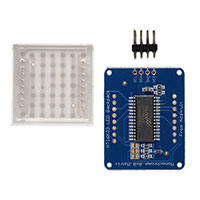 Adafruit Industries LLC - 1049 - 1.2 8X8 RED LED MATRIX W/I2C BAC