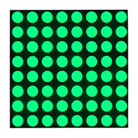 Adafruit Industries LLC - 1623 - LED MATRIX 8X8 SQUARE GREEN