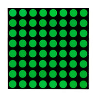 Adafruit Industries LLC - 1624 - LED MATRIX 8X8 SQUARE GREEN