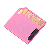 Adafruit Industries LLC - 1692 - PINK SHORTENING MICROSD CARD ADA