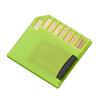Adafruit Industries LLC - 1693 - GREEN SHORTENING MICROSD ADAPTER