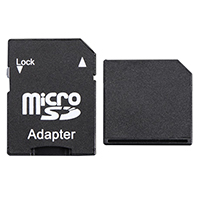 Adafruit Industries LLC - 1763 - BLACK SHORTENING MICROSD ADAPTER