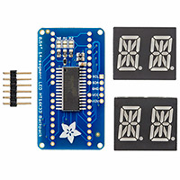 Adafruit Industries LLC - 1912 - 4CHAR ALPHANUM I2C DISPLAY BLUE