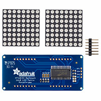 Adafruit Industries LLC - 2052 - LED MATRIX 1.2 16X8 BKPK RND ORN