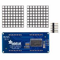 Adafruit Industries LLC - 2041 - LED MATRIX 1.2 16X8 BKPK SQ AMB
