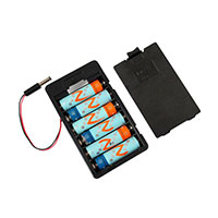 Adafruit Industries LLC - 248 - BATT HOLDER 6-AA 5.5/2.1MM PLUG