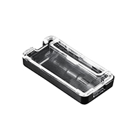 Adafruit Industries LLC - 3252 - BOX PLSTC BLK/CLR 2.76"LX1.38"W