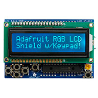 Adafruit Industries LLC - 714 - RGB LCD 16X2 CHAR DISPLAY SHIELD