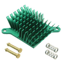 Advanced Thermal Solutions Inc. - ATS-1039-C2-R0 - HEATSINK 40X38X15MM BRASSPUSHPIN
