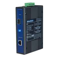 Advantech Corp - EKI-2741F-AE - MEDIA CONVERTER GBE-SFP FIBER