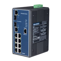Advantech Corp - EKI-7659C-AE - EITH SWITCH 8PORT 10/100M +2 GBE