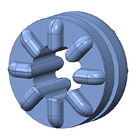 Aearo Technologies, LLC - G-412-V2590 - SCREW GROMMET THRMPL BLK