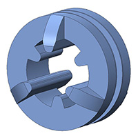 Aearo Technologies, LLC - G-461-V2590 - SCREW GROMMET THRMPL BLK