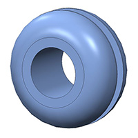 Aearo Technologies, LLC - G-521-V2525 - SCREW GROMMET THRMPL BLK