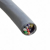 Alpha Wire - 1180C SL005 - CABLE 10COND 22AWG SLATE 100'