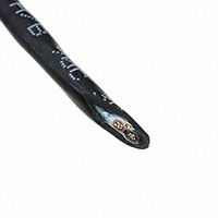 Alpha Wire - 25450/2 BK005 - 24AWG 7/32 15PR FOIL SHLD 100'