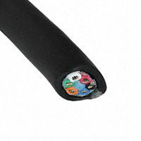 Alpha Wire - 25466 BK005 - 18AWG 16/30 6C FOILBRAID 100'