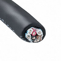 Alpha Wire - 25483 BK005 - XG2 22AWG 7/30 3PR FOIL SHLD