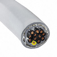 Alpha Wire - 80138 SL005 - ECOFLEX PUR 12 COND 18AWG BRAID